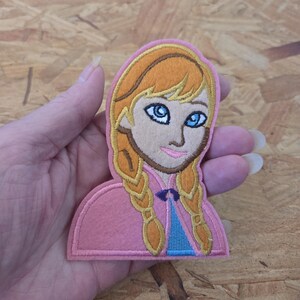 Anna - Frozen - Embroidered Iron On Applique Patch - Crafts