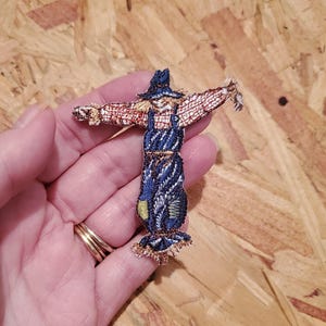 Scarecrow - Farm - Farming - Crow - Harvest - Field - Embroidered Iron On Applique Patch