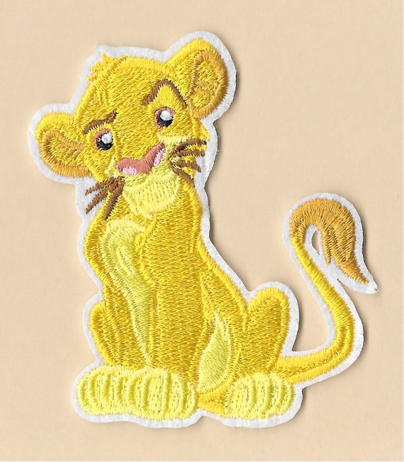 Simba the Lion King Lion Movie Embroidered Iron on - Etsy Israel