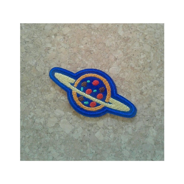 Planet - Pizza - Buzz Lightyear - Movie - Astronaut - Embroidered Iron On Patch  - Crafts,T-Shirt Logo