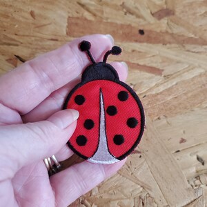 Ladybug - Insect - Crafts - School - Backpack - Embroidered Iron On Applique Patch