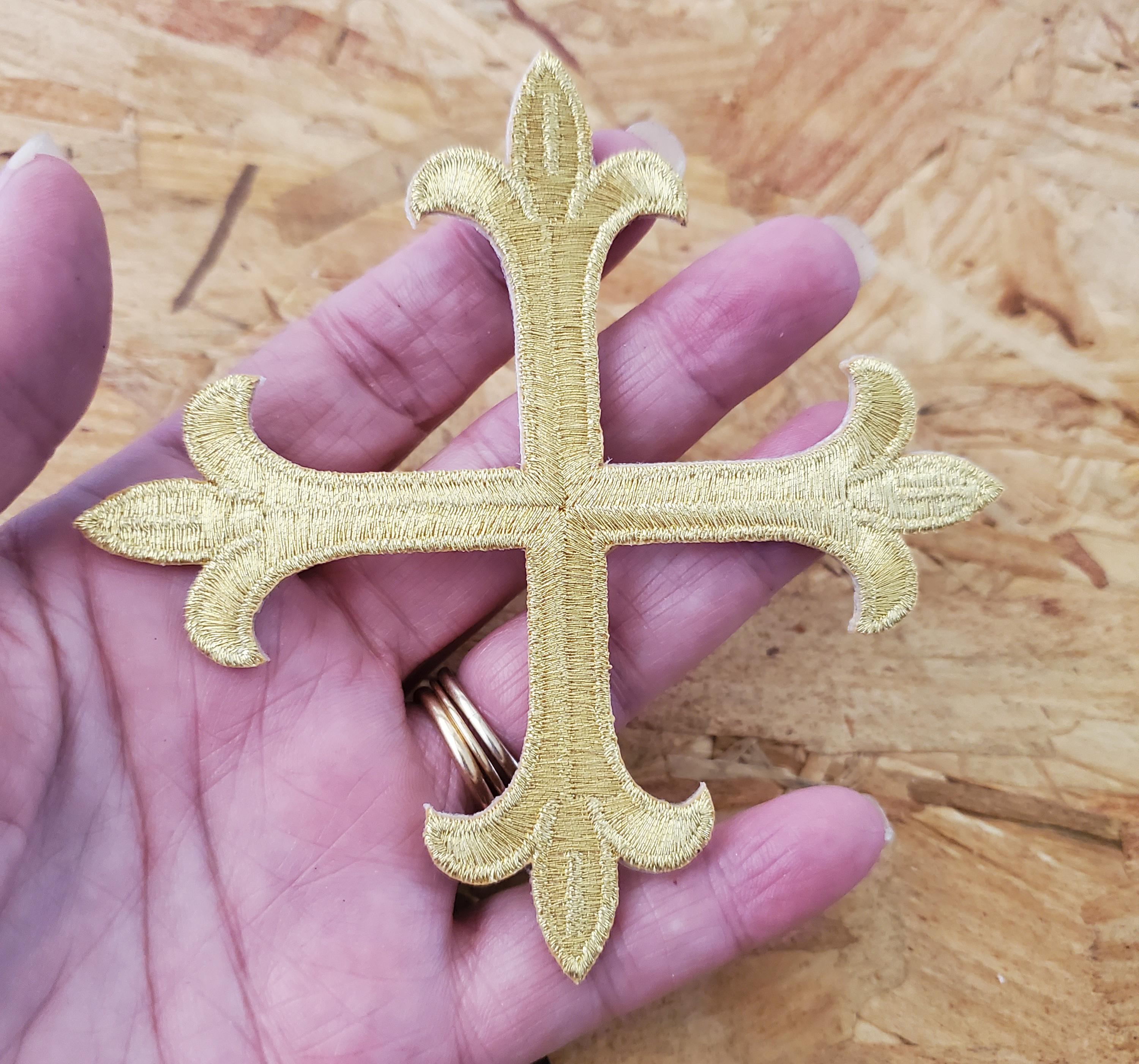 CGC 10 ゴールドシリアル40/46 DIVINE CROSS 明日葉 Cross - Greek Cross Fleur - Vestments - Stoles - Altar -banners