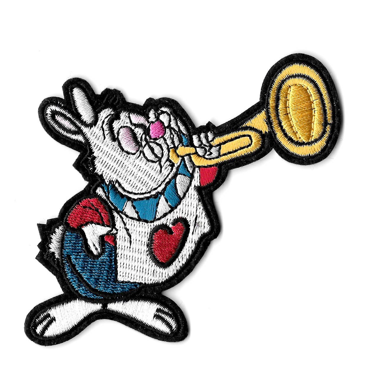 Rabbit - Alice In Wonderland - Movie - Embroidered Iron On Applique P…