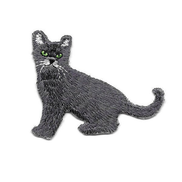 Lot Of 3 Kitten Yarn Ball Iron-On Patches - Embroidered Cat Toy Appliques For Crafts