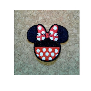 Minnie Mouse - Classic - Polka Dots - Love - Iron On Patch - Crafts - Vacation
