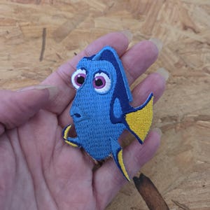 Dory - Finding Dory - Movie - Nemo - Fully Embroidered Iron On Applique Patch - BL