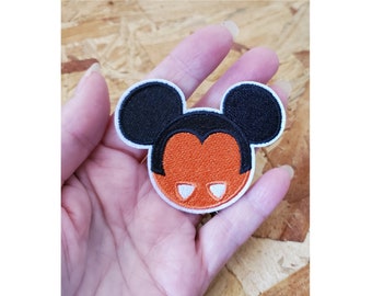 Mickey Mouse - Halloween - Vampire - - Embroidered Iron On Applique Patch - Crafts
