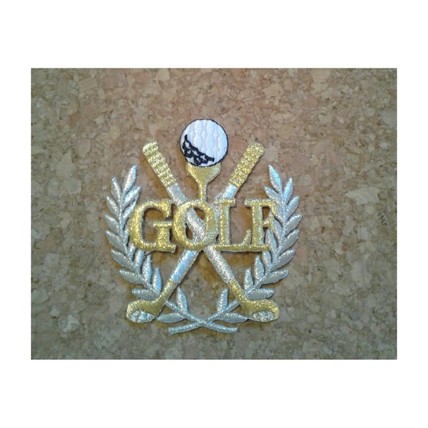 Golf Crest - Golfing - Golf Club - Visors - Shirt Logo - Crafts - Embroidered Iron On Patch