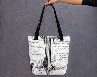 Alice & the Cheshire Cat Tote bag