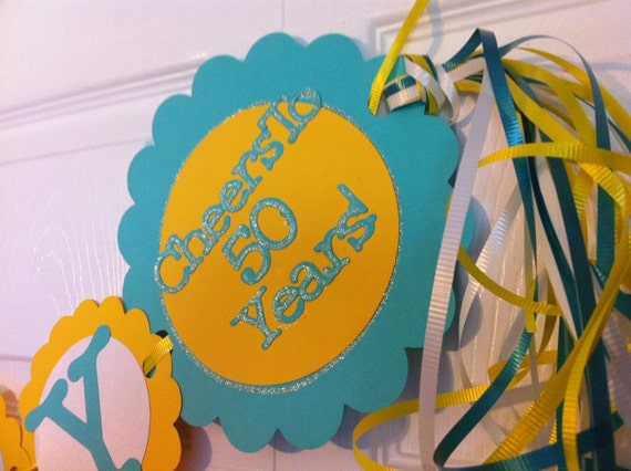 Items similar to 50th Birthday Decorations on Etsy