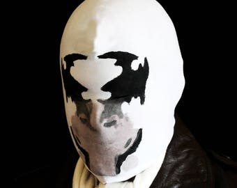 Rorschach-Maske mit ECHTEN beweglichen Tintenklecksen