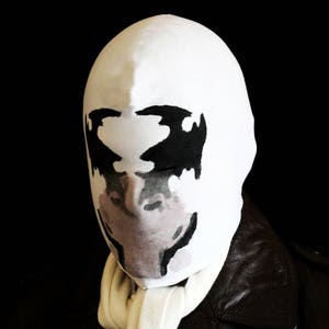 Rorschach-Maske mit ECHTEN beweglichen Tintenklecksen Bild 1