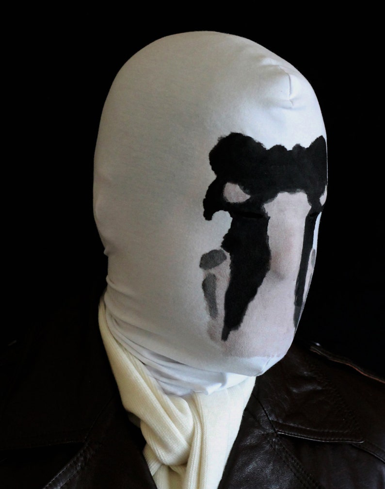 Rorschach mask with REAL moving inkblots image 1