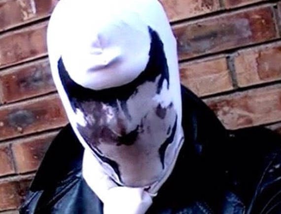 Rorschach Mask Moving Ink Blots Clipart