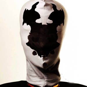 Rorschach-Maske mit ECHTEN beweglichen Tintenklecksen Bild 3