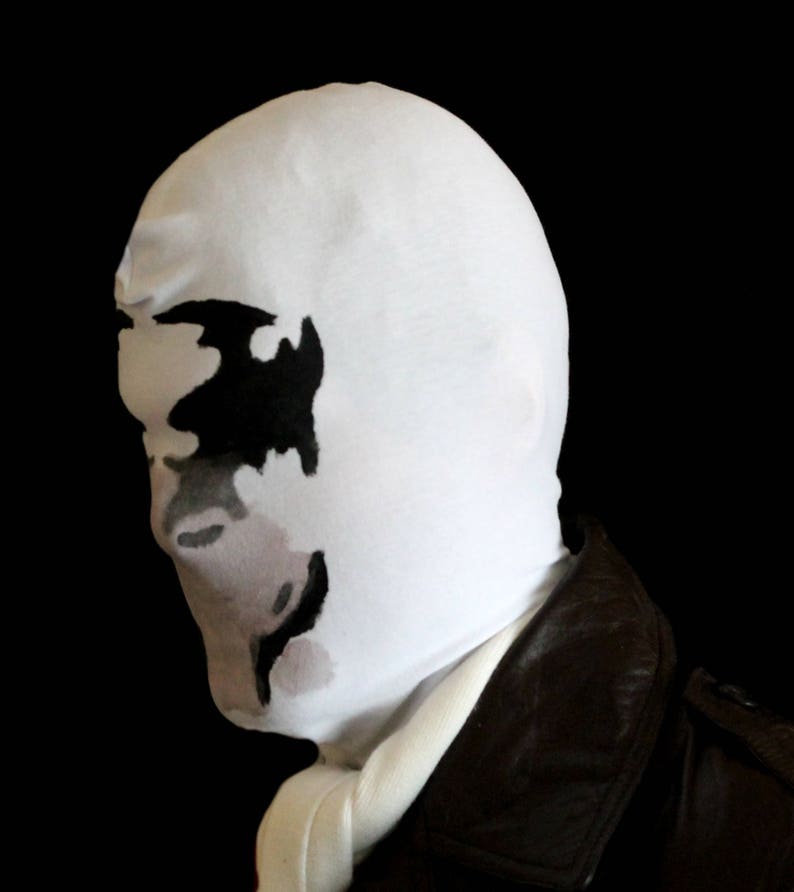 Rorschach-Maske mit ECHTEN beweglichen Tintenklecksen Bild 2