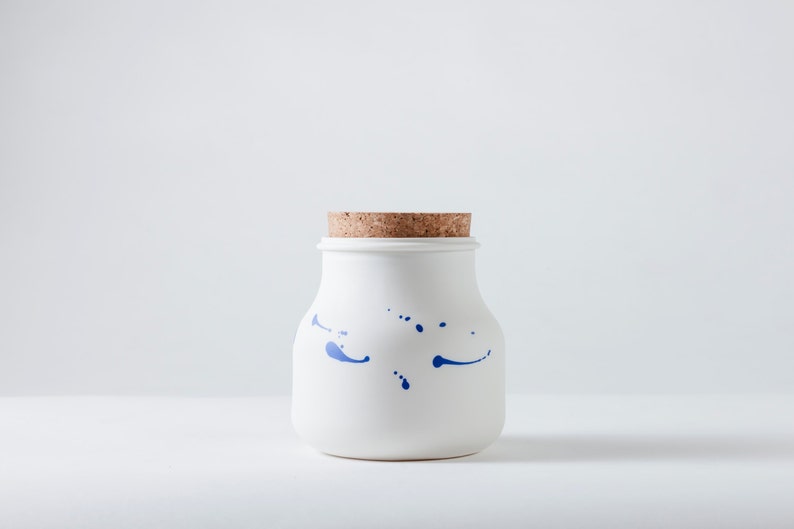 Porcelain storage jar