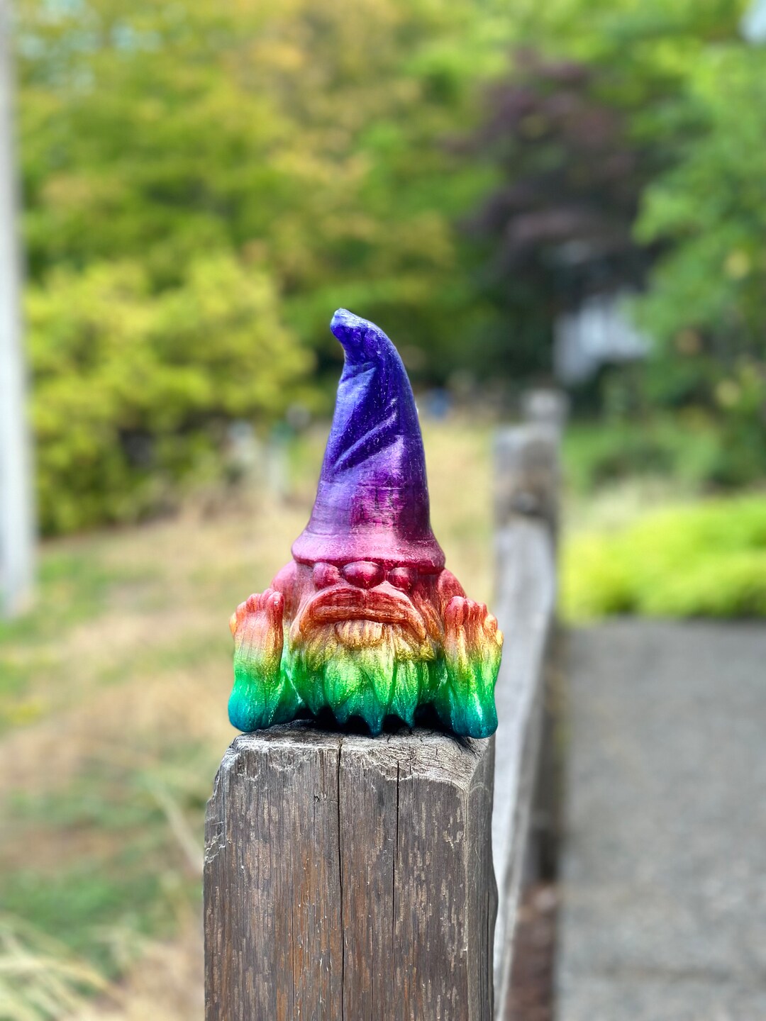 Rainbow Garden Gnome 3D Printed Garden Safe Etsy