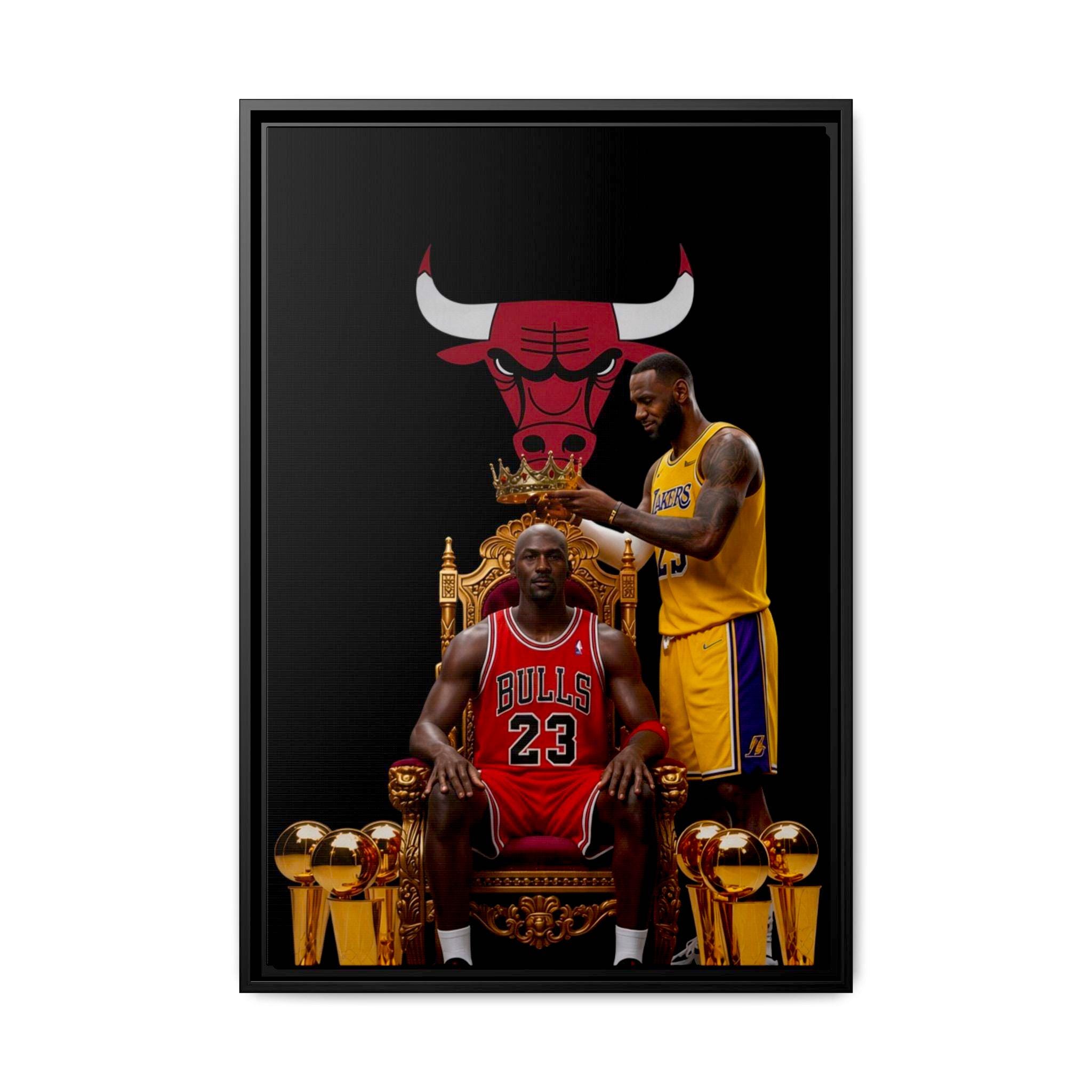 Michael Jordan and Magic Johnson Poster - Etsy