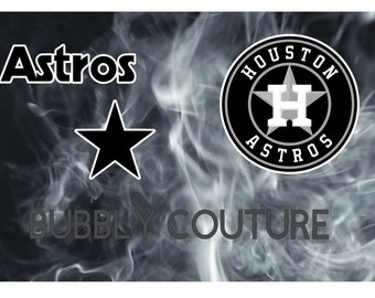 Astros Black Smoke PNG for tumbler