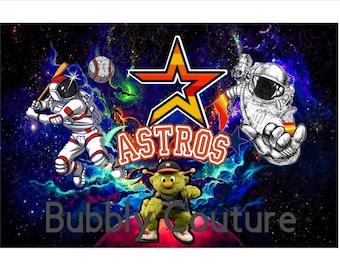 Space City Astros tumbler PNG for sublmation