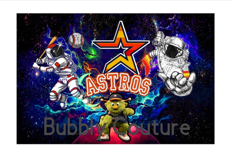 Space City Astros tumbler PNG for sublmation image 1