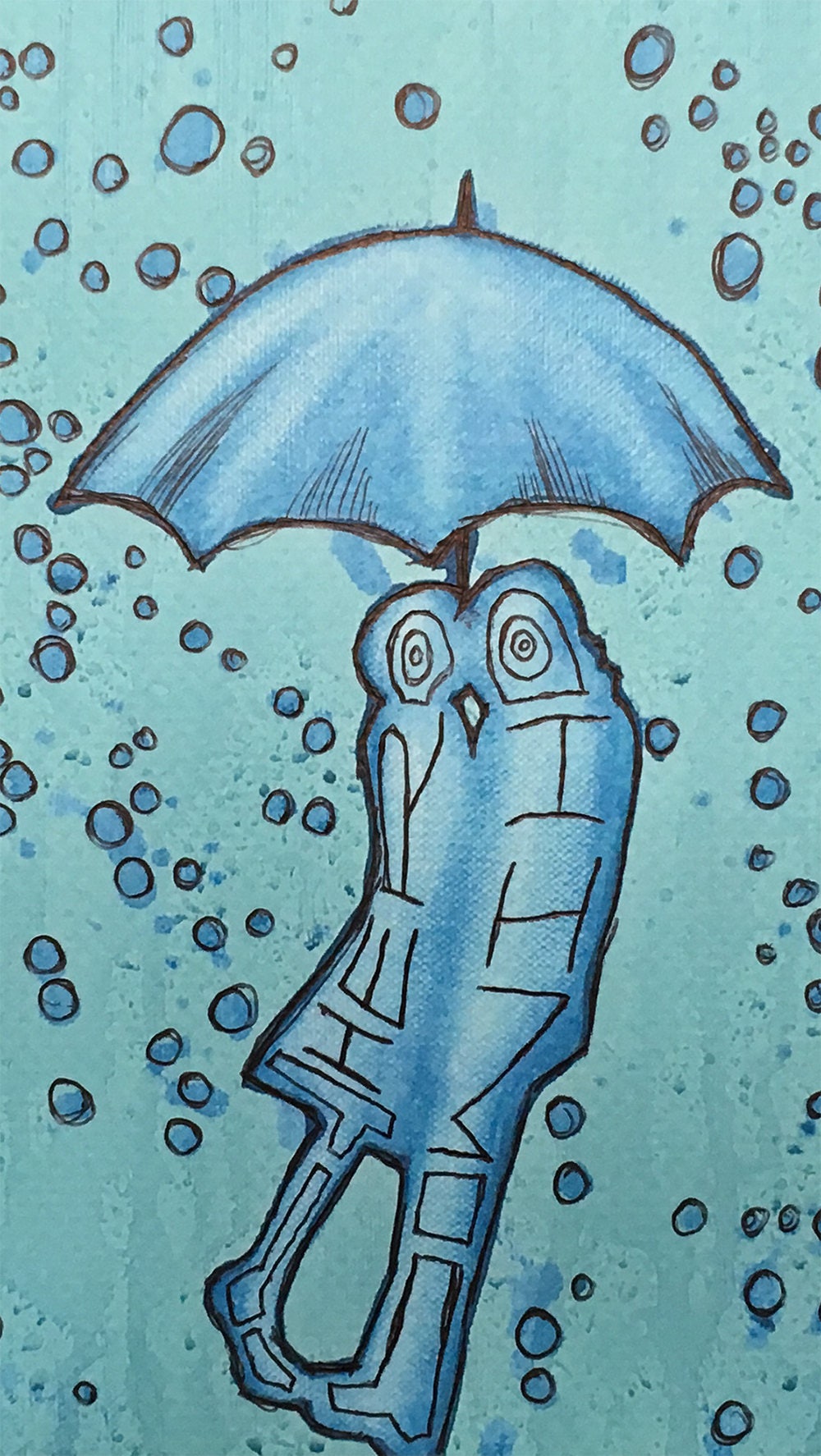 Kiss In The Rain Wall Art By Artist Rafi Perez Original Artist