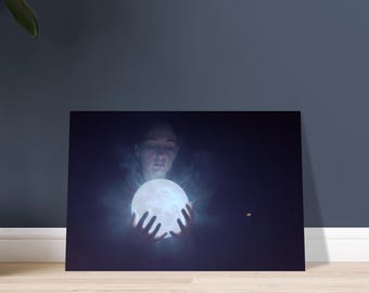Amanda und der Mond – Kunstdruck in verschiedenen Größen