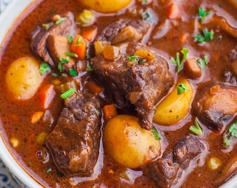 Beef Stew Meal Spice Seasoning Mix Dinner (NO SALT) Lynd Family Recipe ~Oven or Crock Pot Family Size Dinner -Loads of Flavor -Beef Veggies