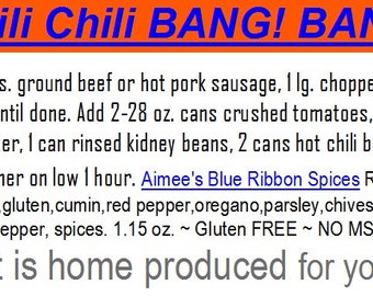 Chili Chili BANG BANG Seasoning Soup Spice Mix 