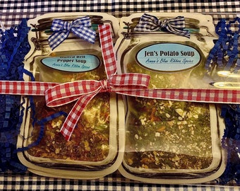 4 Pack Soup Lovers Spice Mix Favorites Gift Wrapped