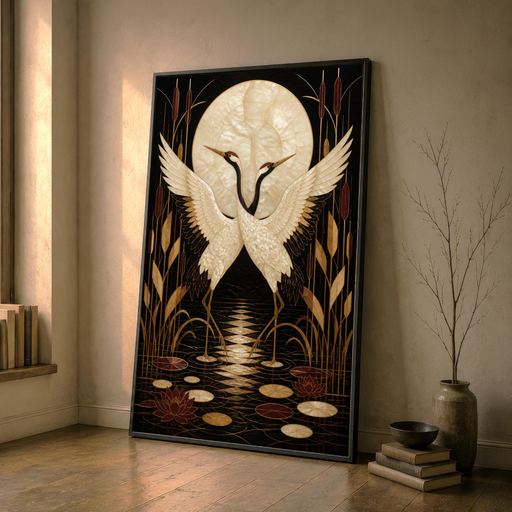 Japanese Wall Art Mother of Pearl - Etsy - Page 2