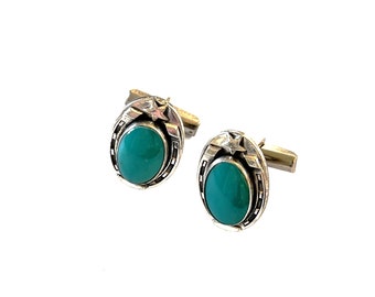 Western Style Sterling Cufflinks for the Cowboy or Cowgirl
