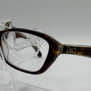 Dolce & Gabbana DG Eyeglasses Tortoise Rectangular Frames
