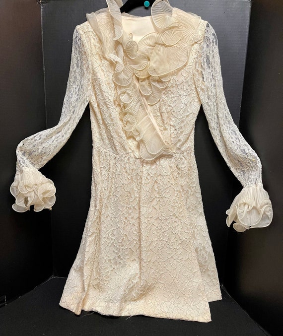 Dress Ups Lace Ruffle Wrap Dress by Ronnie Fashions - Etsy