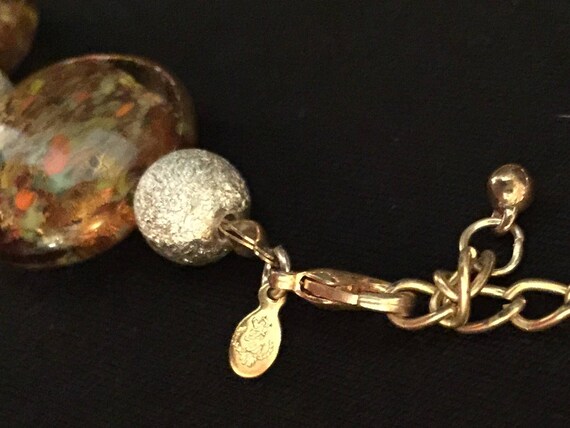 Premier Designs vintage art glass necklace, brace… - image 4