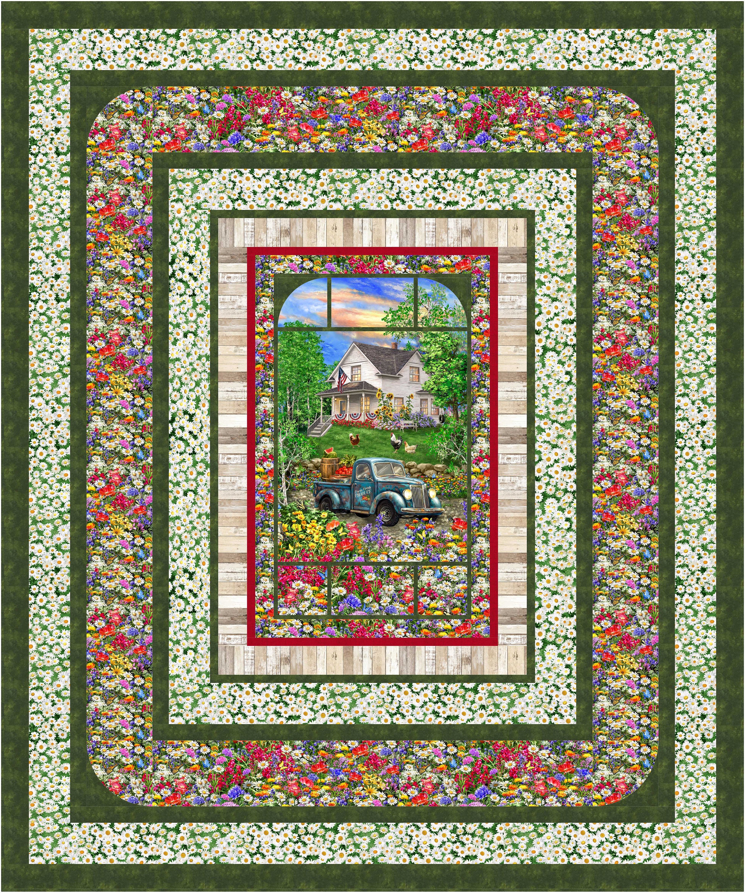 Quilt Pattern Viewed Clear View Quilt Pattern, PDF, the Fabric Addict - Etsy