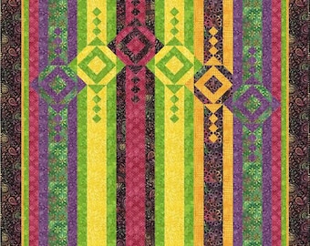 Wind Chimes pdf download quilt pattern California King, Queen, Twin, Throw