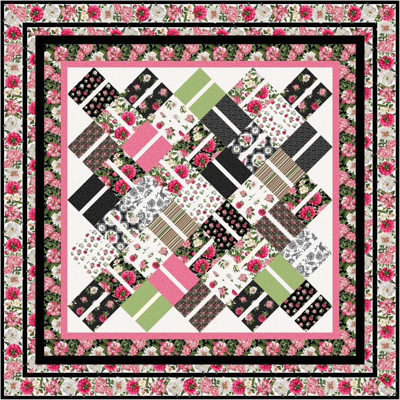 PDF quilt pattern, Split decision, The Fabric Addict, directions only image 2