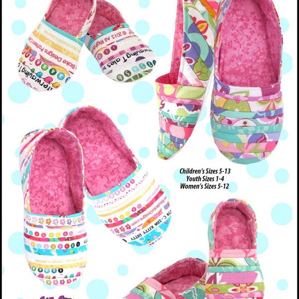 Mommy and Me slipper pattern by Cool Cat Creations