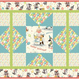 PDF Quick Star Runner, motif, directions, The Fabric Addict, Michael Miller