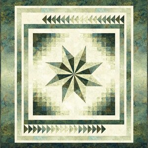 Farbverlauf Stern, Quilt Muster, Northcott, Stonehenge, Abstufungen, Ombre Bild 9