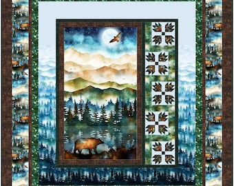 Bear Hugs quilt pattern. Digital copy.