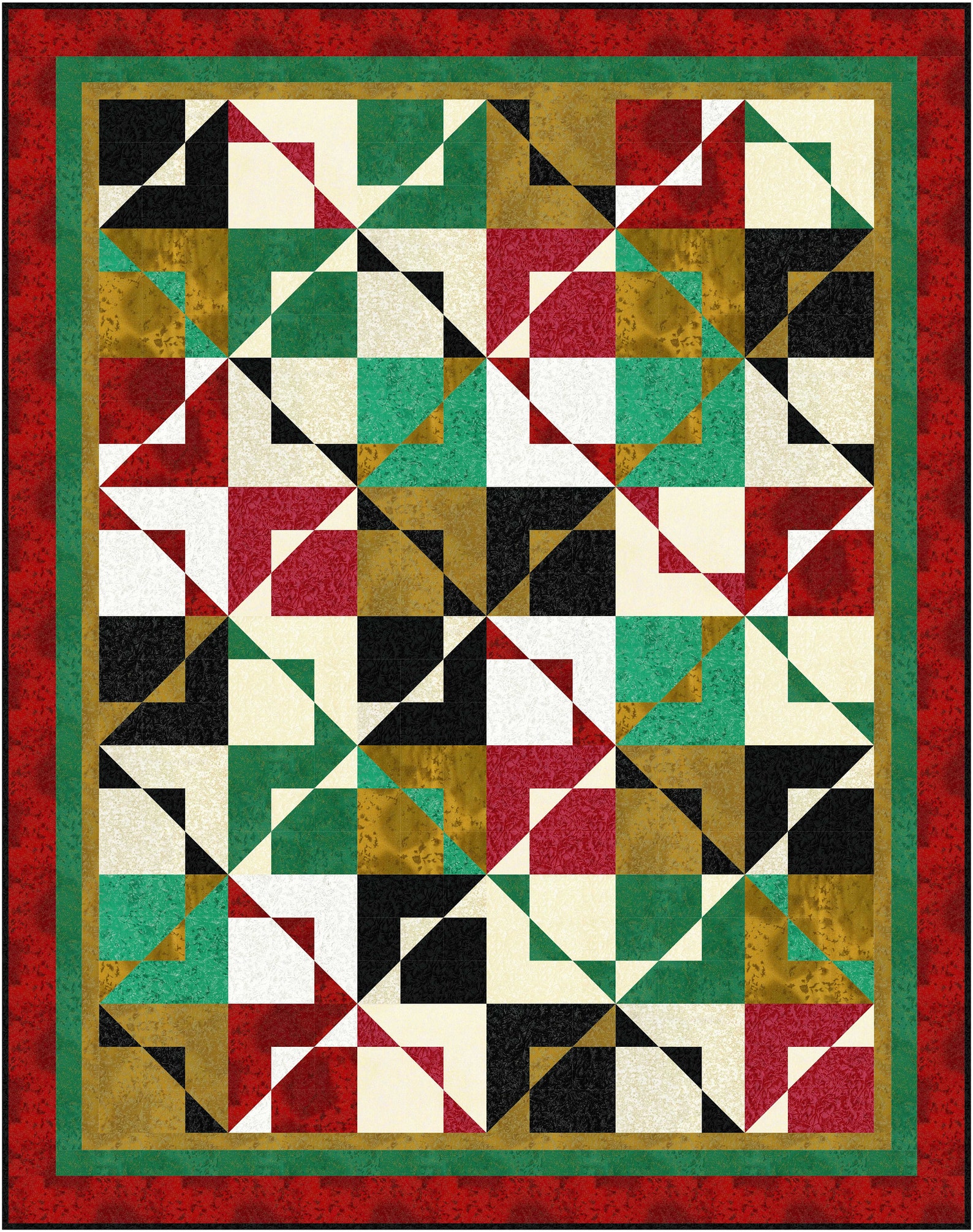 Chip Off the Old Block multi sized Quilt pattern. Easy to Etsy España