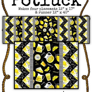 Padrão de corredor de colcha Potluck por Miss Winnie Designs