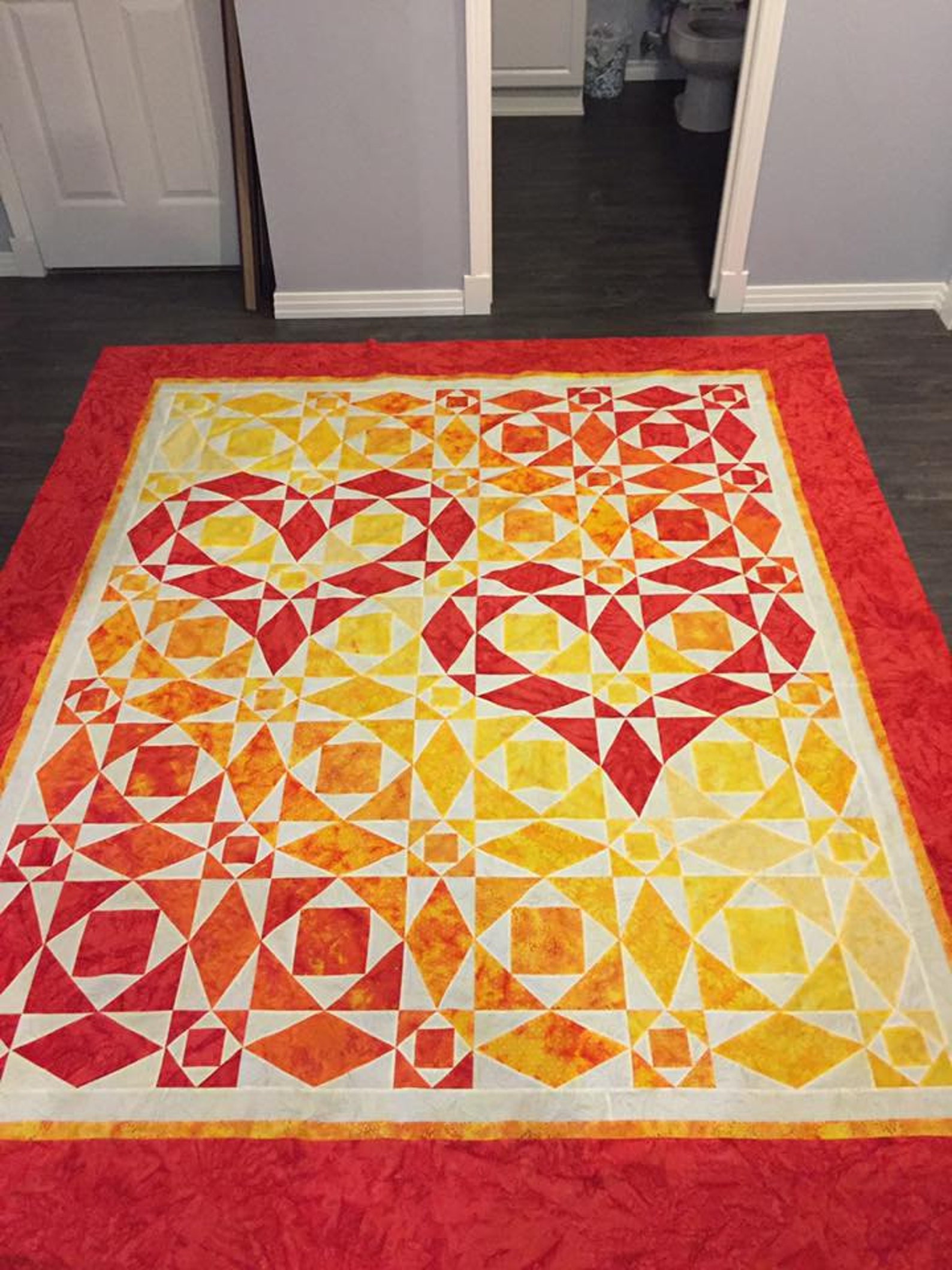 Our Hearts Will Go on Quilt Pattern by the Fabric Addict Etsy