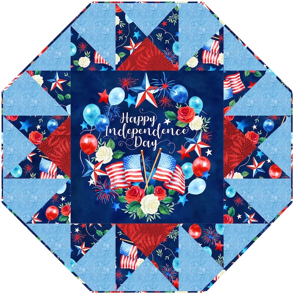 Centerpiece quilt pattern (directions), The Fabric Addict, Hoffman Celebrate the Seasons