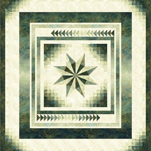 Farbverlauf Stern, Quilt Muster, Northcott, Stonehenge, Abstufungen, Ombre Bild 8