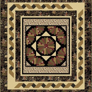 Fanfare pattern Northcott Geisha Stonehenge Pink Ribbon, Nature's Romance and scrappy photos