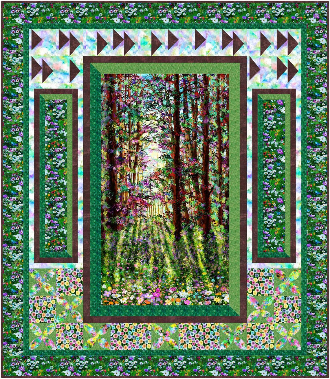 Sidelights Quilt Pattern. Hard Copy. Etsy